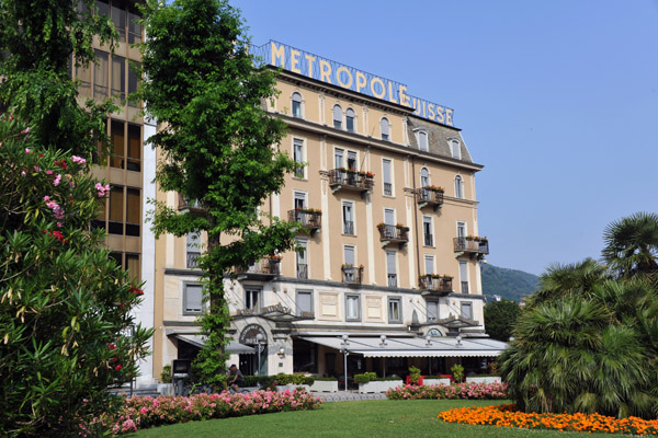 Hotel Metropole Suisse on the lake at Piazza Camillo Benso Conte di Cavour, Como