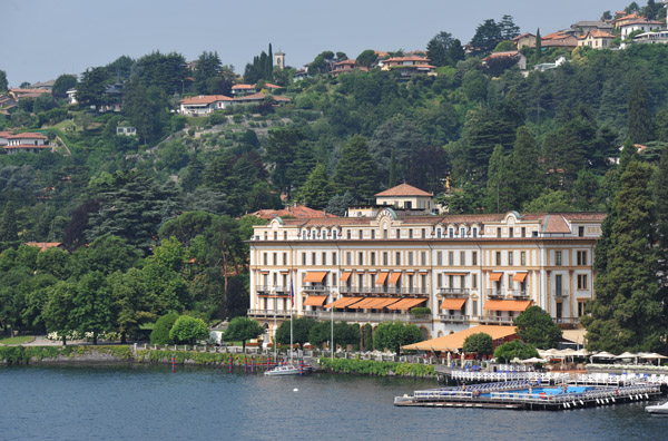 Villa D'Este, a less modest house on the shore of Lake Como, Cernobbio