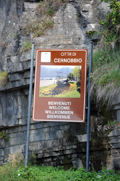 Welcome to Citta' di Cernobbio, Lake Como