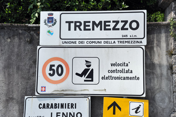 Tremezzo, a town on the west side of Lake Como across from Bellagio 