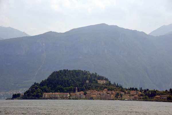 Bellagio Peninsula at the center of Lake Como