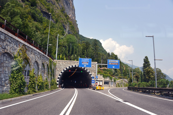 Tunnel at Menaggio, Lake Como