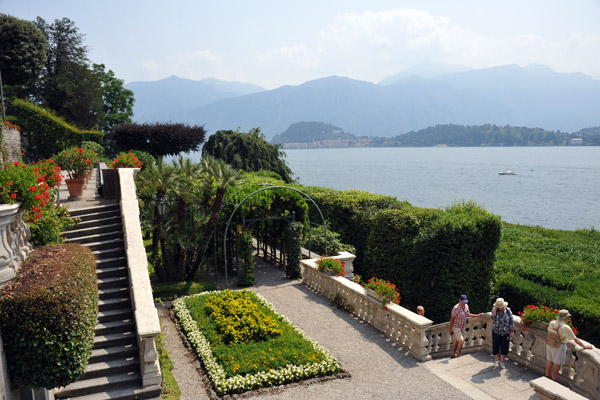 The terrace facing Lake Como, Villa Carlotta