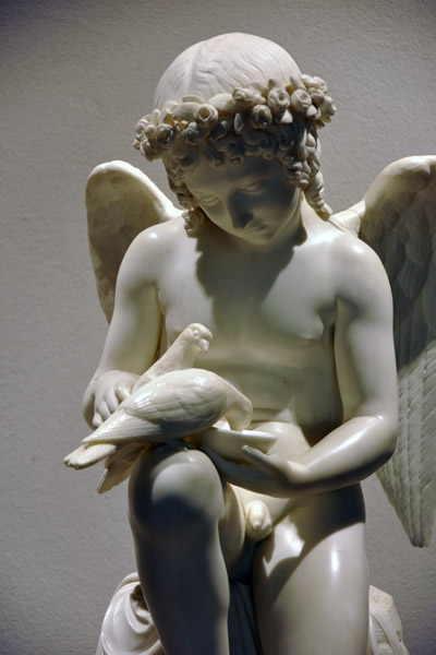 Eros Provides Two Doves with Drink, Villa Carlotta 