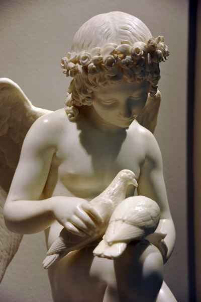 Detail of the Eros sculpture in the Romeo and Juliette Room