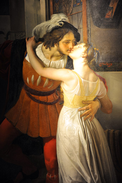 The Last Adieu of Romeo and Juliet by Francisco Hayez, 1823