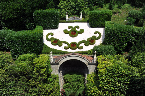 Rear terrace from the second floor, Villa Carlotta