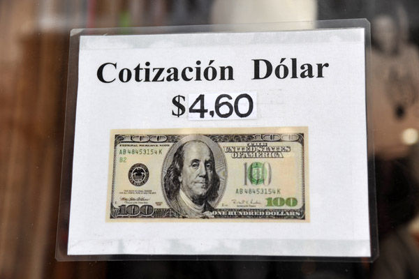 1 US$ = 4.60 Argentine Pesos (June 2012)