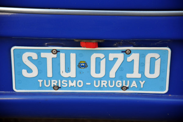 Turismo - Uruguay license plate
