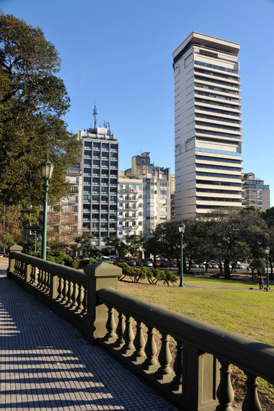 The park of Plaza San Martín