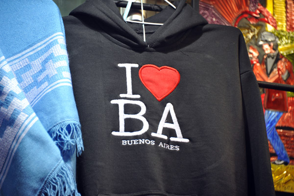 I Love BA sweatshirt, Calle Florida