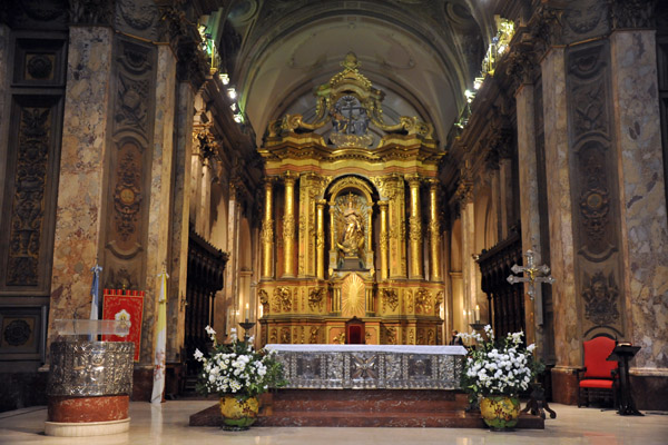 1785 rococo altar of the Metropolitan Cathedral of Buenos Aires