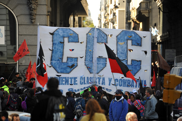 Demonstration - CCC, Avenida de Mayo