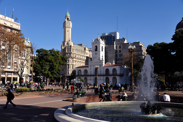 The west of of Plaza de Mayo, Buenos Aires