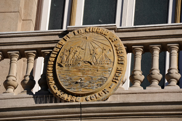 Seal of the City of Buenos Aires on the Teatro Coln