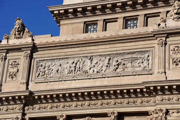 Detail of the Teatro Coln, Buenos Aires