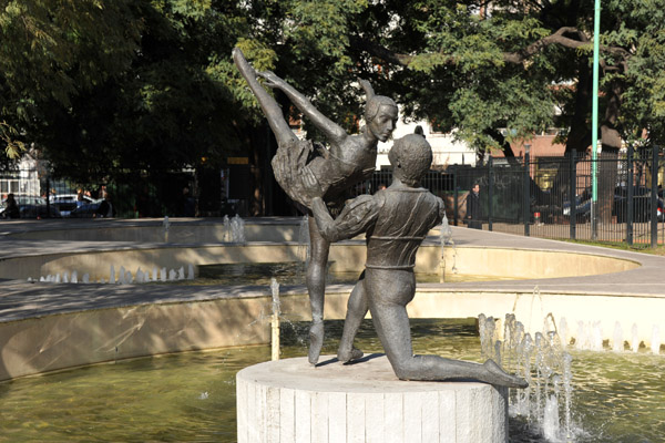 Ballet Dancer Fountain, Plaza Lavalle