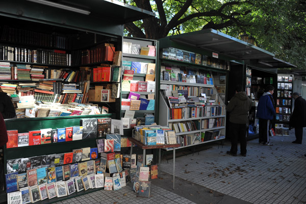 Used Book Market on the south side of Plaza Lavalle