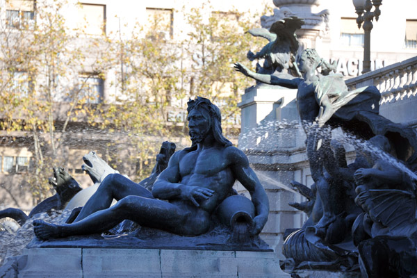Neptune Fountain, Plaza del Congreso, Buenos Aires
