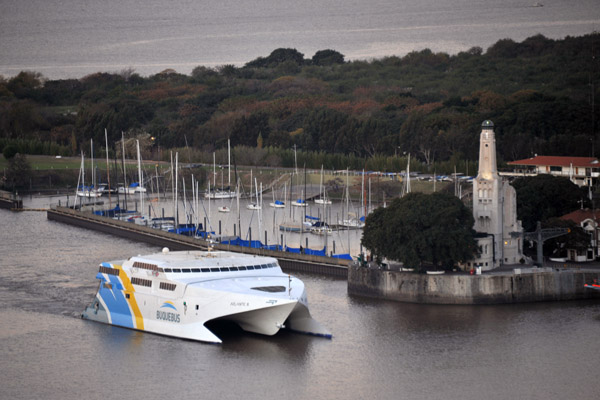Buquebus High-Speed Ferry arriving at the North Dock, Buenos Aires