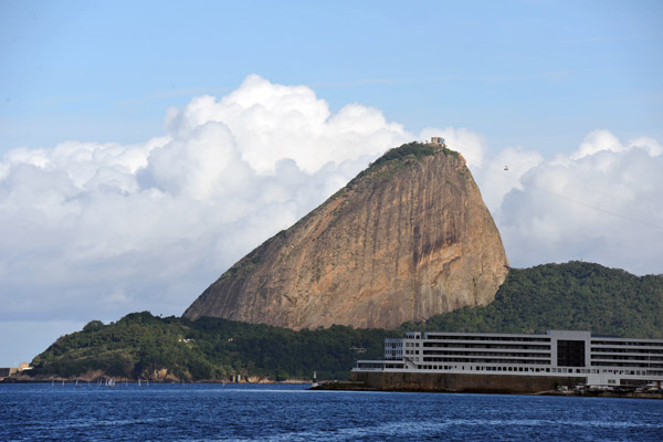 Sugarloaf Mountain - Po de Acar from the Niteri ferry, Guanabara Bay