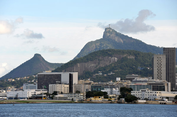 Corcovado and the Cristo Redentor from Guanabara Bay