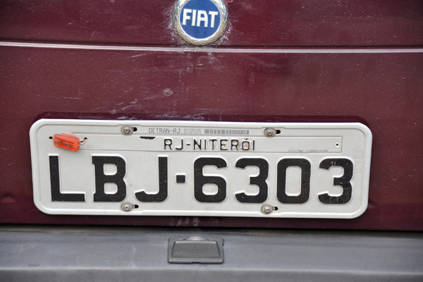 Brazil License Plate - Niterói (RJ)