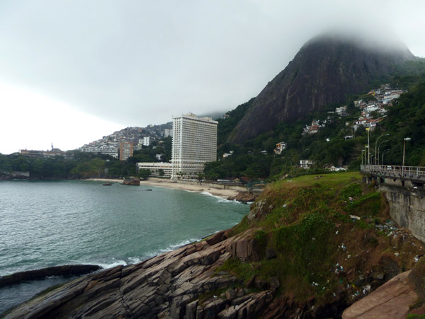 Sheraton Rio at the base of the Two Brothers