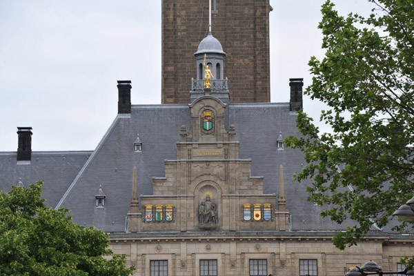 Stadhuis (1914-1920) - Rotterdam City Hall, one of the few buildings to survive World War II