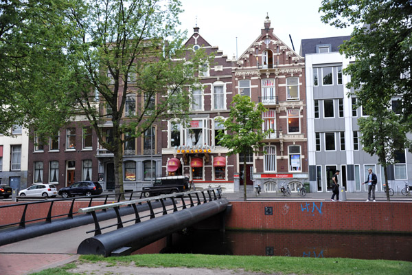 A couple of old canal houses that survived World War II, Westersingel, Rotterdam