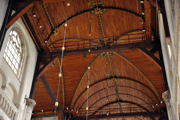 Restored ceiling, Grote of Sint-Laurenskerk, Rotterdam