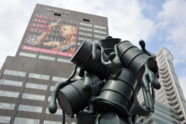 Cascade, Jannes Linders, Churchillplein, Rotterdam