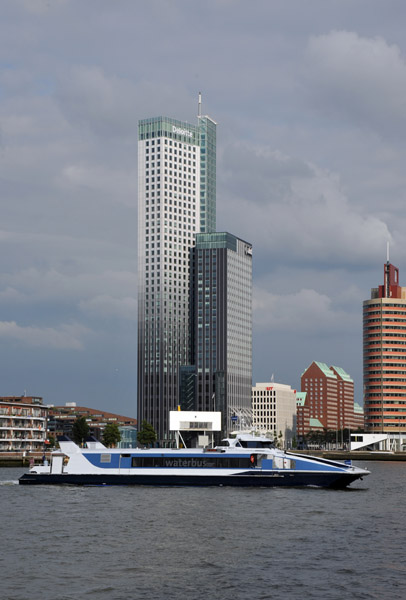 Waterbus and Maastoren, Rotterdam