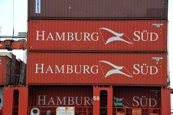 Hamburg Sd shipping containers, Port of Rotterdam