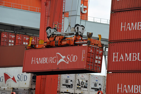 Hamburg Sd shipping containers, Port of Rotterdam