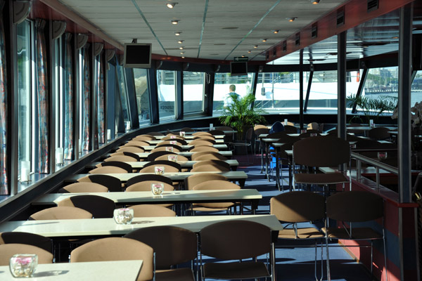 Main Deck of the Spido tour boat, Rotterdam