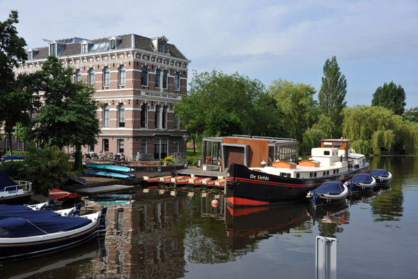 View from the Rembrandtbrug, Leiden