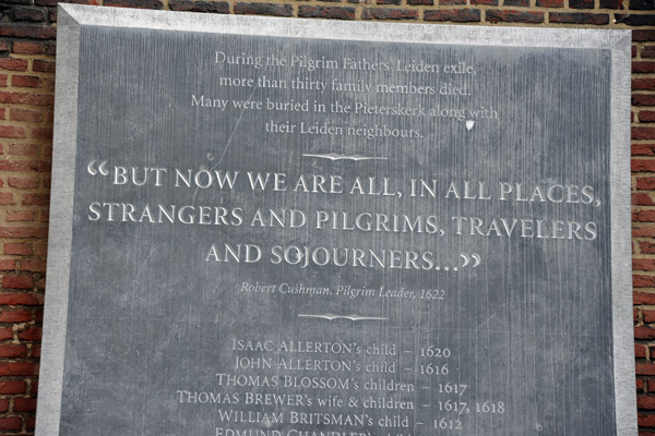 But now we are all, in all places, strangers and pilgrims, travelers and sojourners