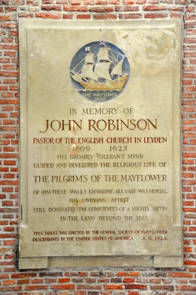 In Memory of John Robinson, Pastor of the English Church in Leyden 1609-1625