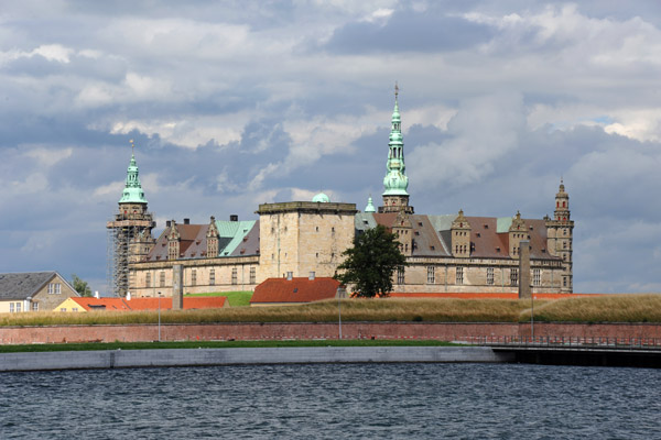 Kronborg Castle in Helsingør, about an hour by train north of Copenhagen