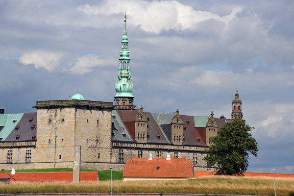 Kronborg Castle from the town of Helsingør