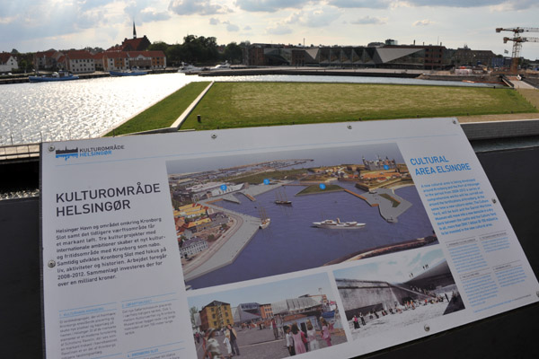 Plan for the redevelopment of Helsingr's old harbor to a cultural center