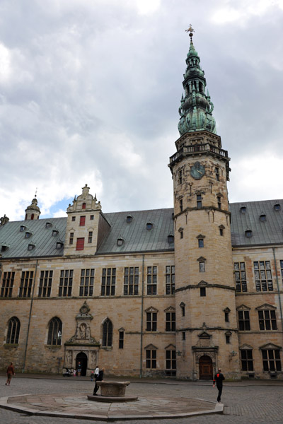 Courtyard of the Kronborg with the Trumpeter's Tower