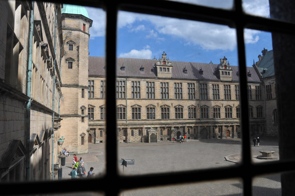 View of the courtyard from the Royal Apartments