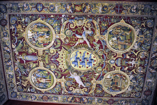 The Table Canopy of Frederik II is on loan from the Swedish National Museum until 2016