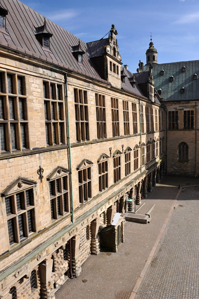 Courtyard of the Kronborg from the Royal Apartments