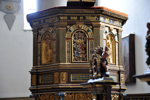 Pulpit detail - Kronborg Chapel