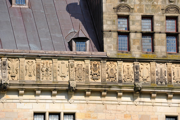 Details from the west wing upper levels