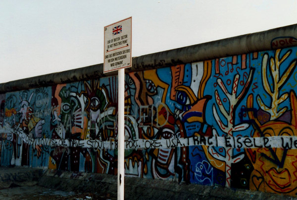 Berlin Wall - 1987, British Sector