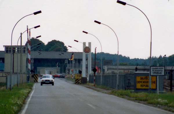 Crossing the East German Border at Selmsdorf to visit family in Schwerin & Crivitz 